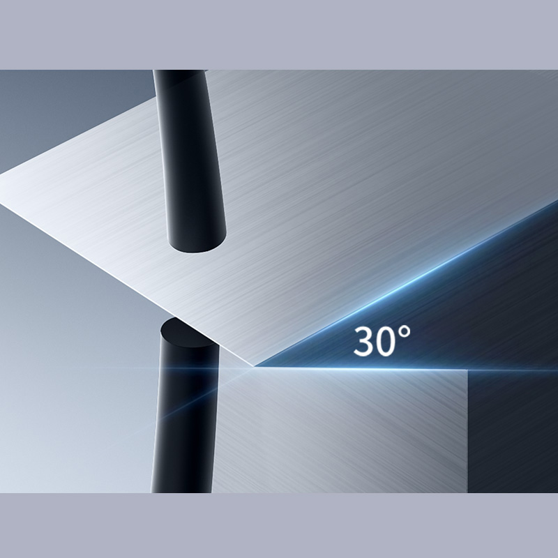 30°锐角锋刃，锋利切割，利落剃须