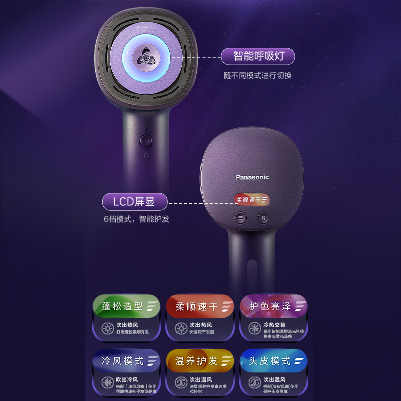 6大智能模式，应对百态发质
