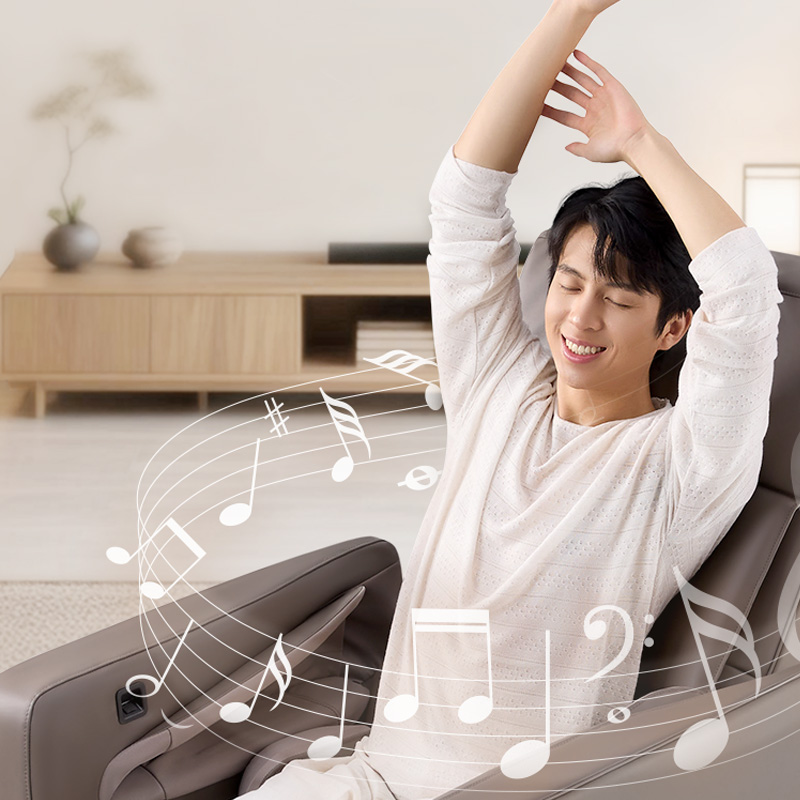 嵌入沙发的蓝牙音响，客厅的影音C位