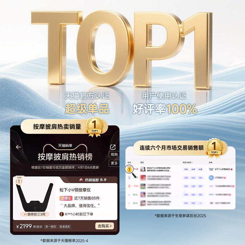 松下小V领系列，为疲劳酸痛而生