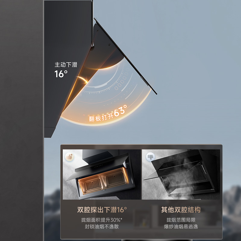 双腔双拢强吸力,探出16°黄金角 双腔双拢强吸力,探出16°黄金角