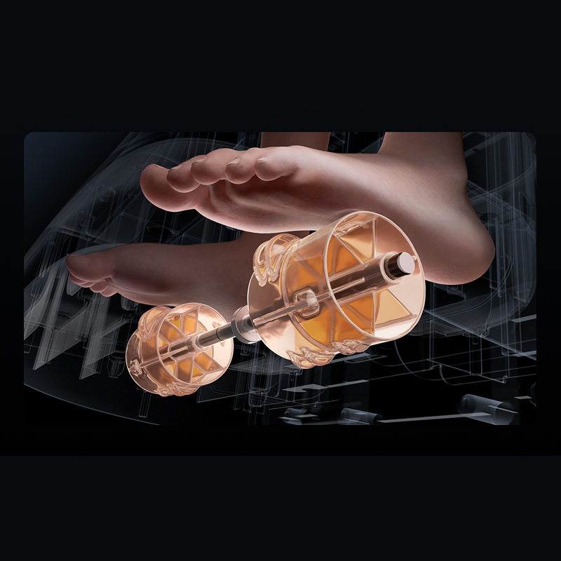 精准触达足底穴点