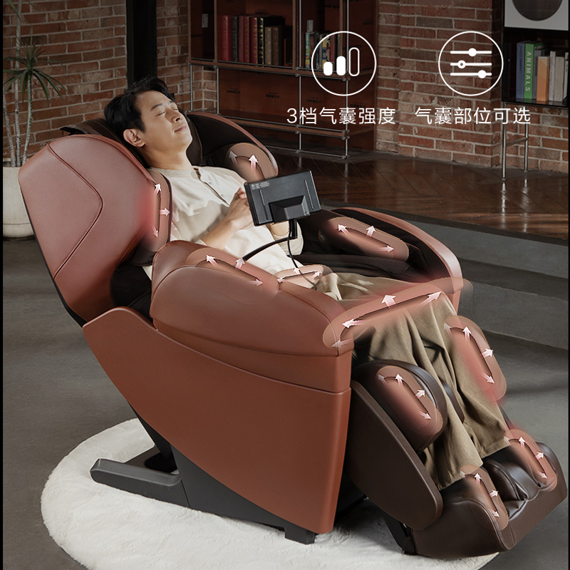 全身包裹式气囊,循环挤压,舒展身心 全身包裹式气囊,循环挤压,舒展身心