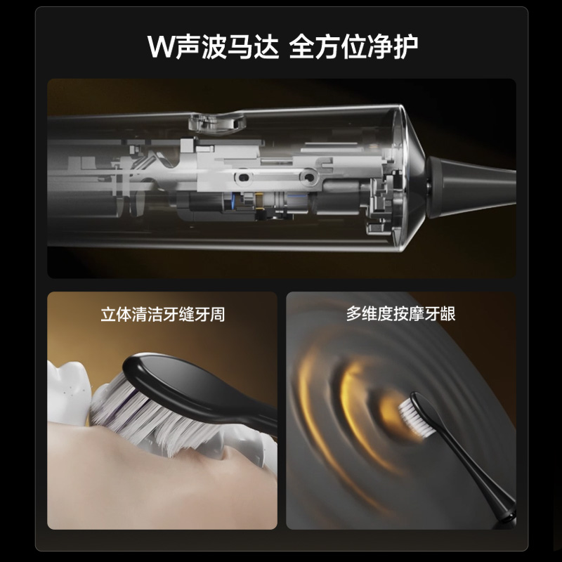 W声波马达，全方位净护