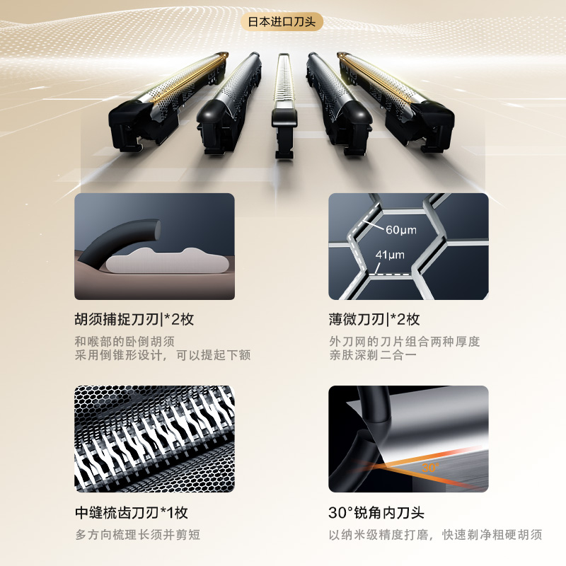 锐·薄，旗舰五刀头