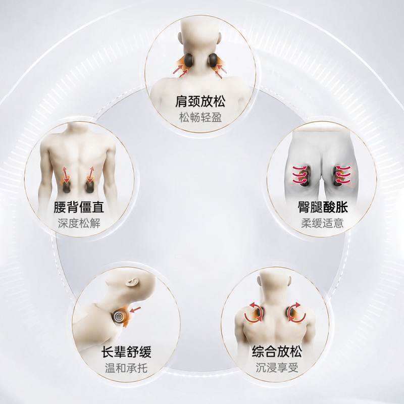 为亚洲人群舒适体感打造，大师级专业按摩手法