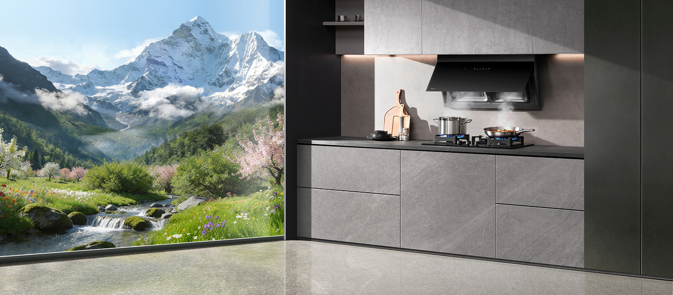 净岩超薄油烟机